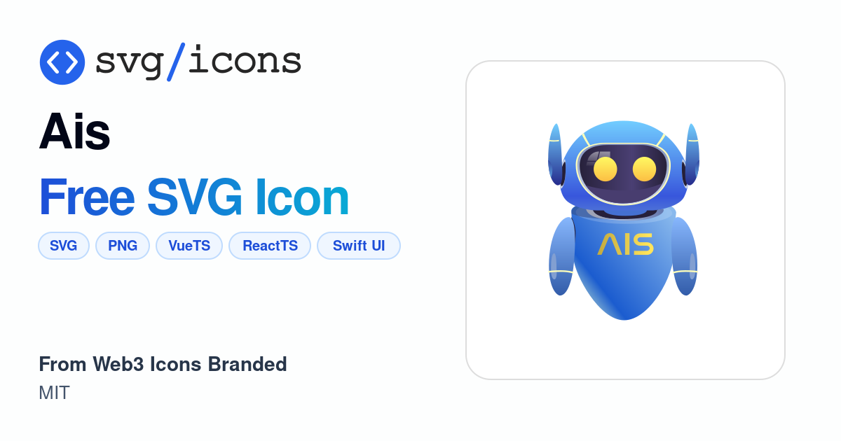 Ais SVG Icon - Free Ais PNG & SVG Download