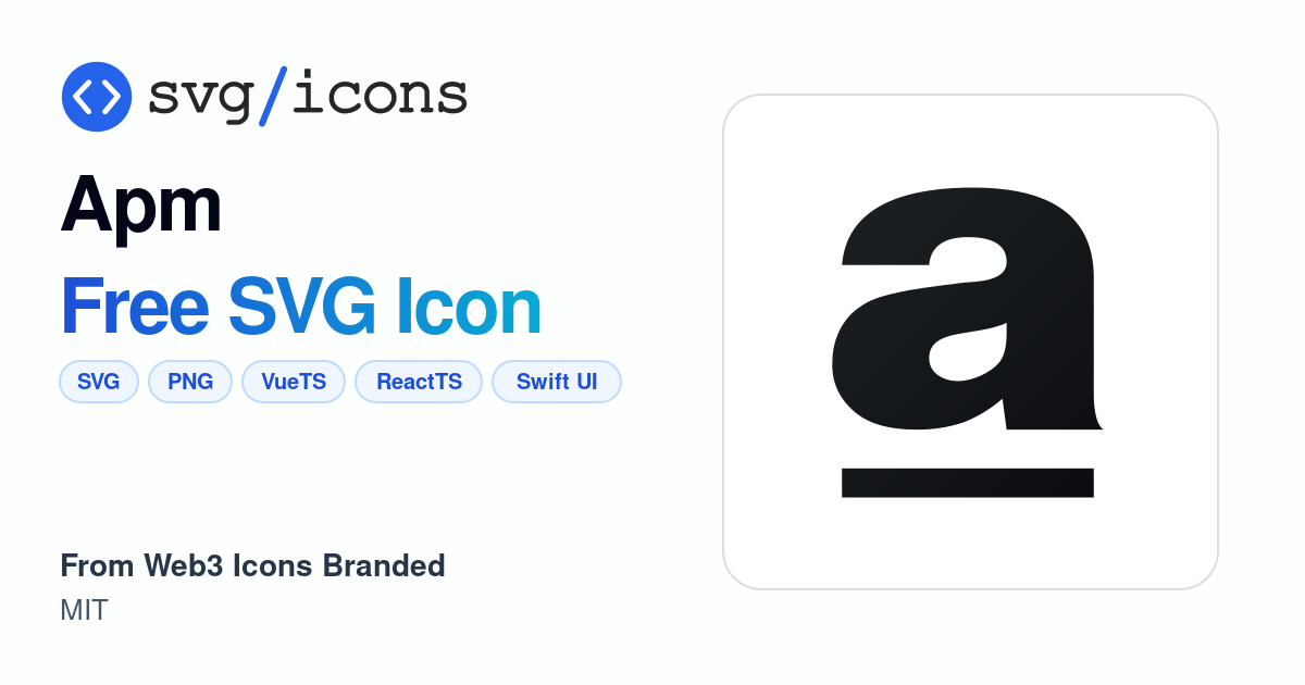 Apm SVG Icon - Free Apm PNG & SVG Download