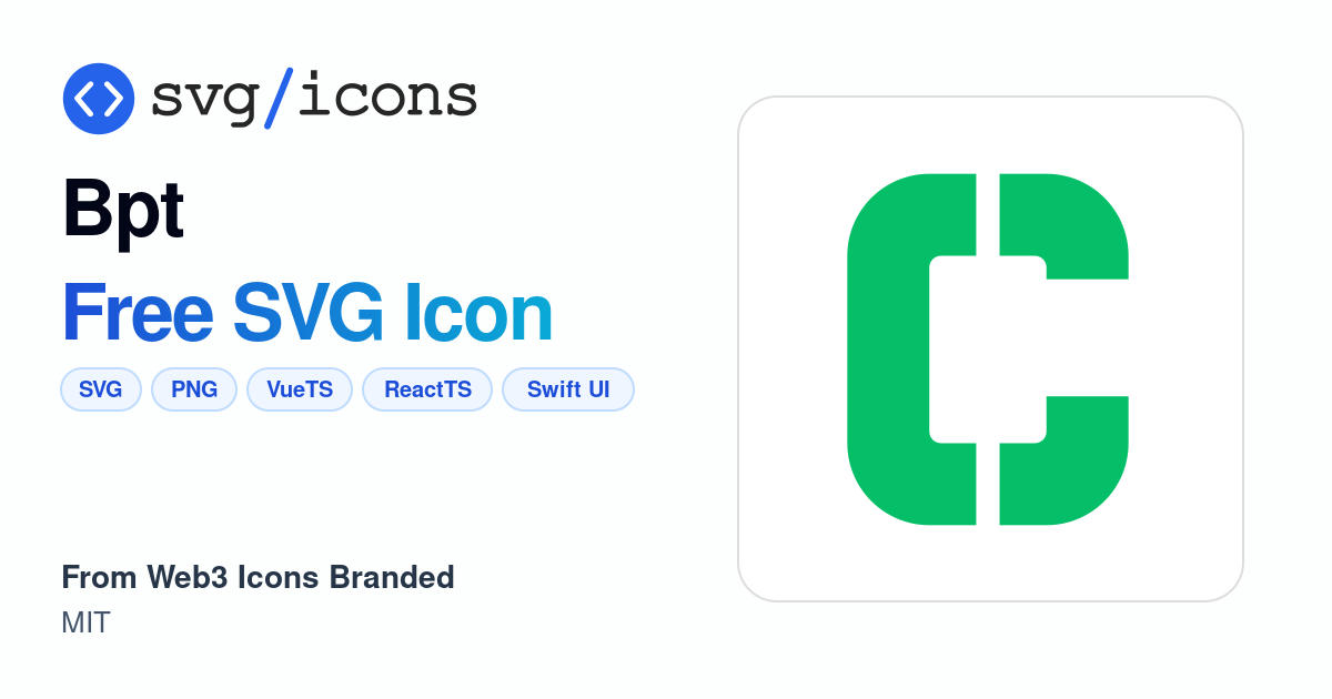 Bpt SVG Icon - Free Bpt PNG & SVG Download