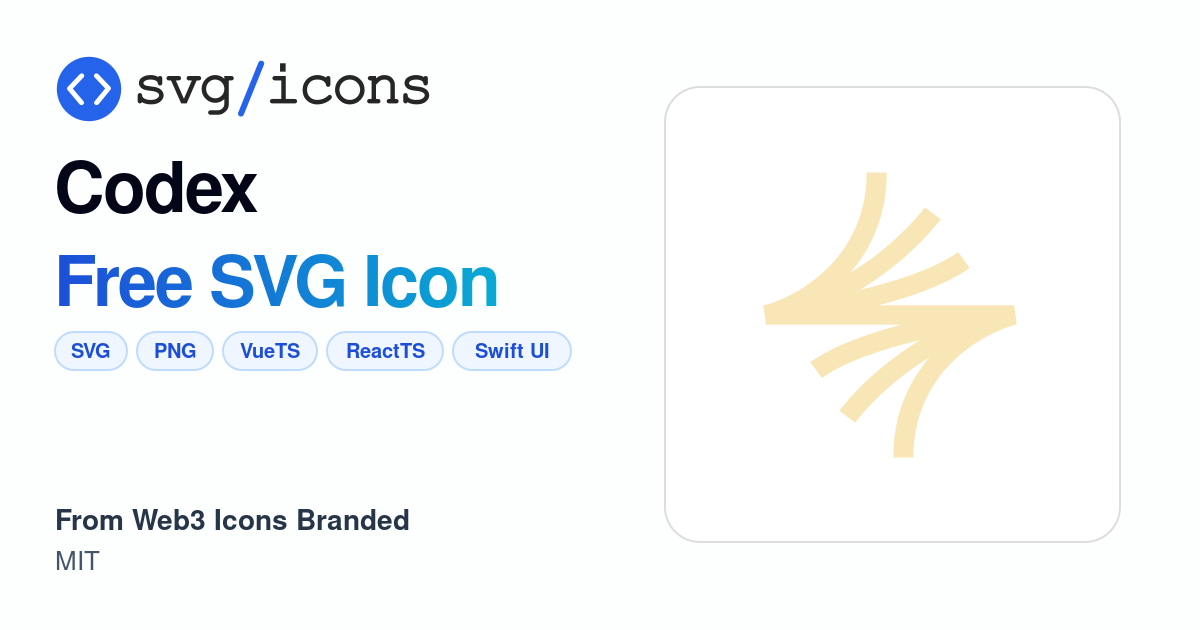Codex SVG Icon - Free Codex PNG & SVG Download