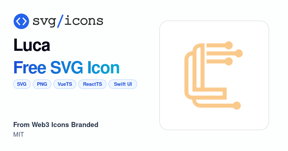 Luca SVG Icon - Free Luca PNG & SVG Download