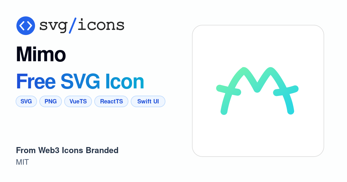 Mimo SVG Icon - Free Mimo PNG & SVG Download
