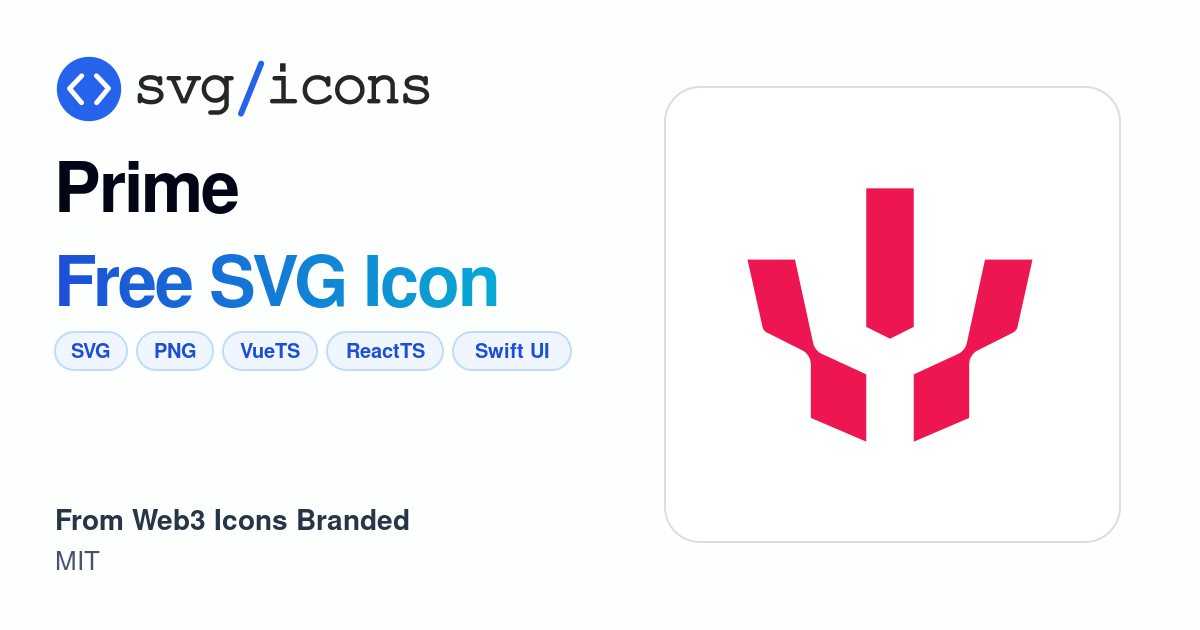 Prime SVG Icon - Free Prime PNG & SVG Download