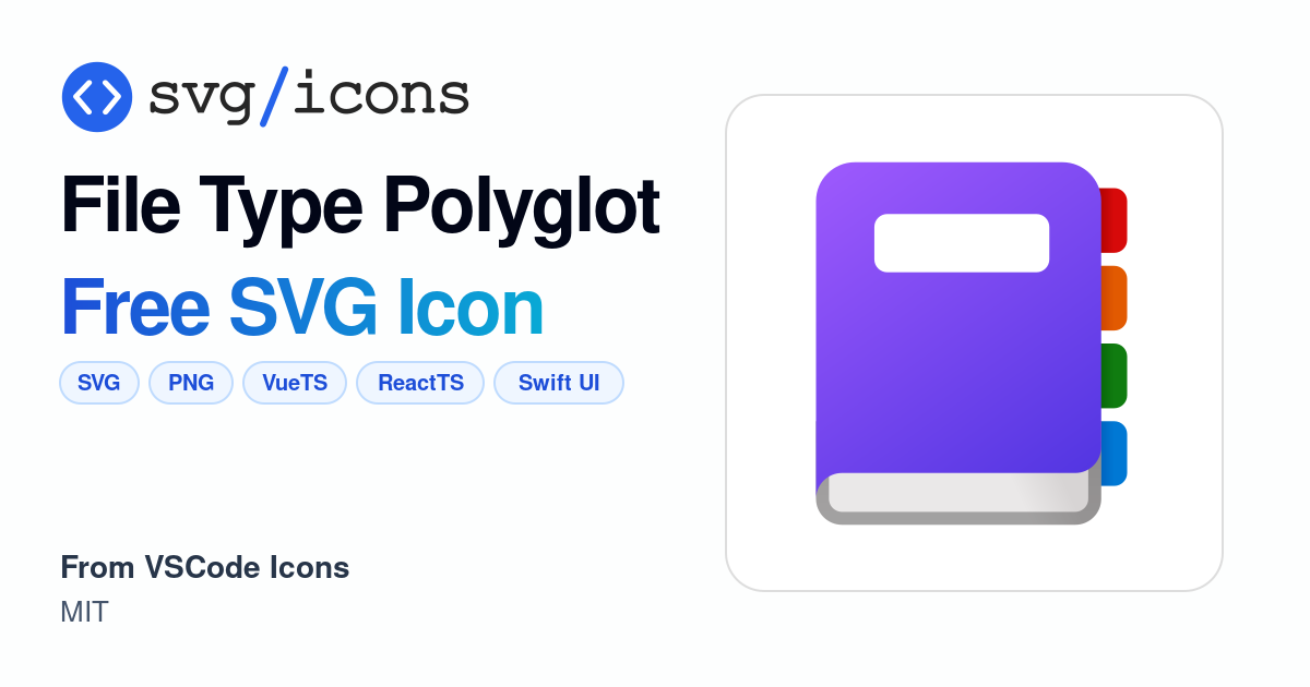 File-type-polyglot SVG Icon - Free File-type-polyglot PNG & SVG Download