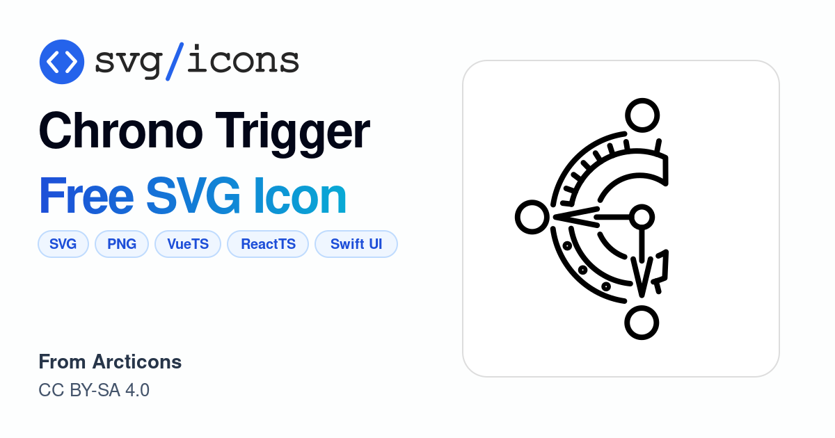 Chrono-trigger SVG Icon - Free Chrono-trigger PNG & SVG Download