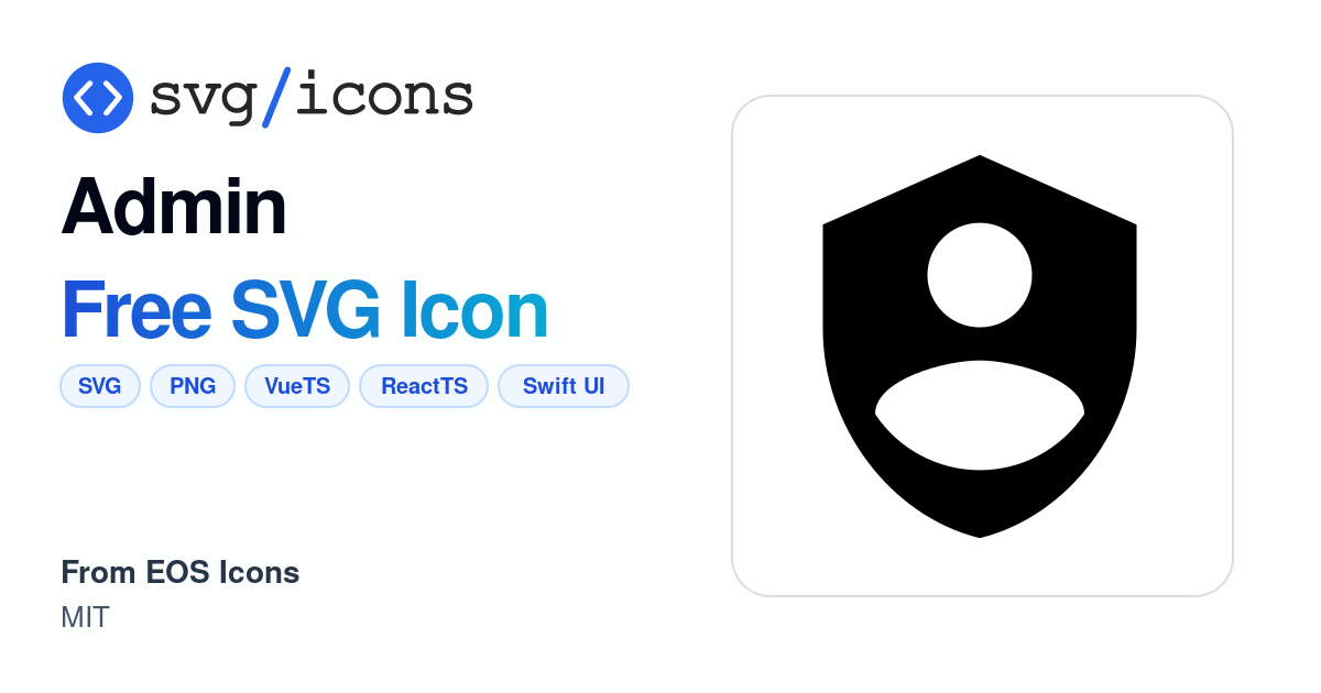 Admin SVG Icon - Free Admin PNG & SVG Download