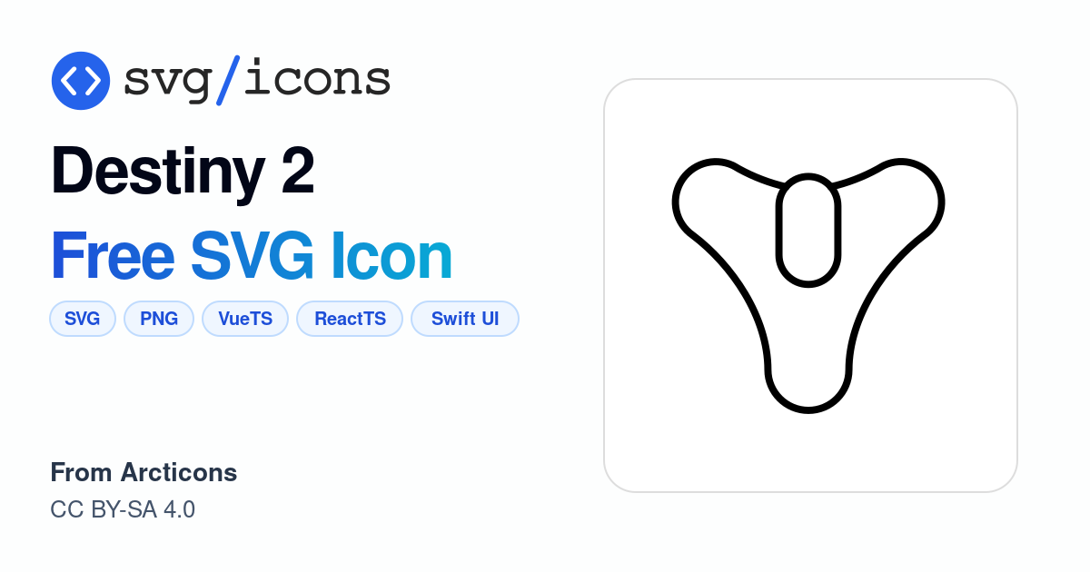 Destiny-2 SVG Icon - Free Destiny-2 PNG & SVG Download