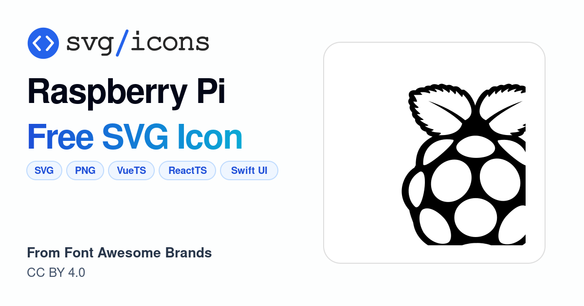 Raspberry-pi SVG Icon - Free Raspberry-pi PNG & SVG Download