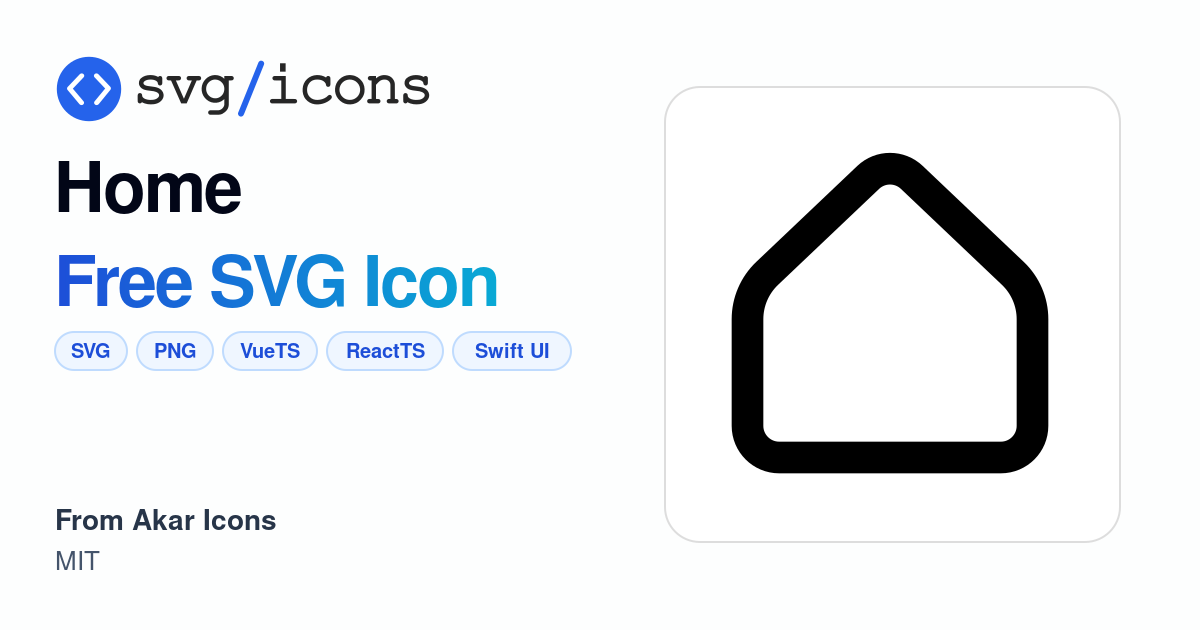 Home SVG Icon - Free Home PNG & SVG Download