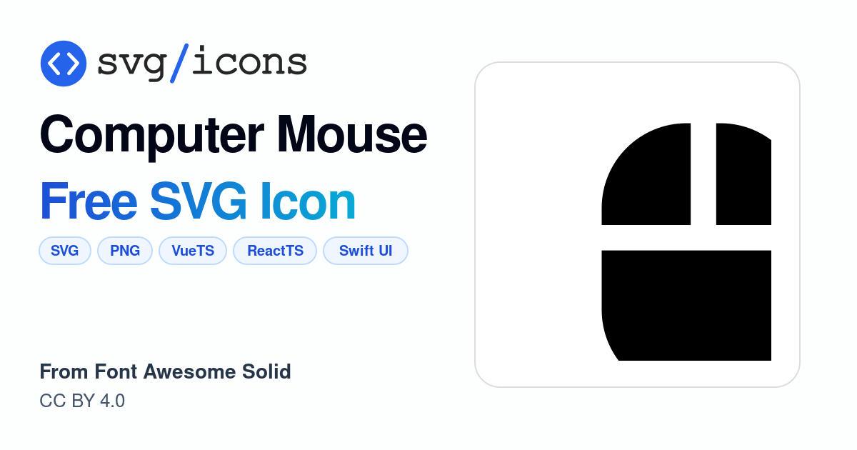 Computer-mouse SVG Icon - Free Computer-mouse PNG & SVG Download