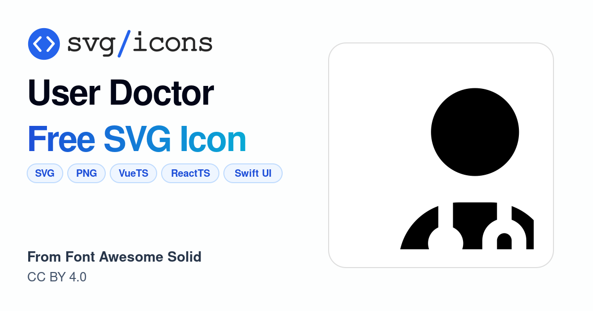 User-doctor SVG Icon - Free User-doctor PNG & SVG Download
