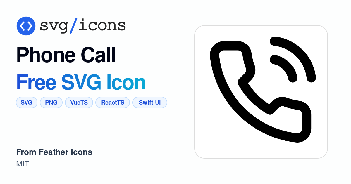 Phone-call SVG Icon - Free Phone-call PNG & SVG Download