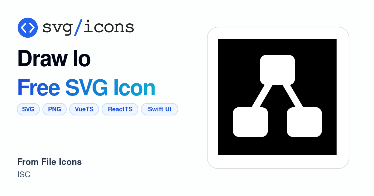 Draw-io SVG Icon - Free Draw-io PNG & SVG Download