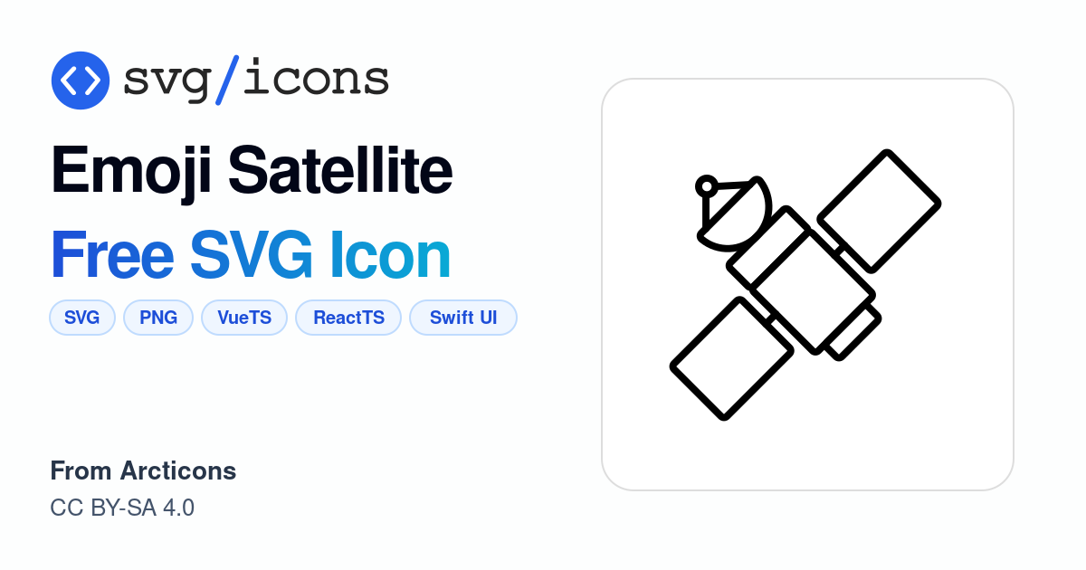 Emoji-satellite SVG Icon - Free Emoji-satellite PNG & SVG Download