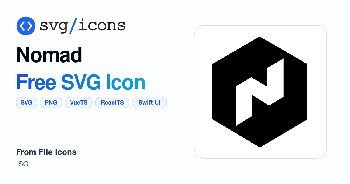Nomad SVG Icon - Free Nomad PNG & SVG Download