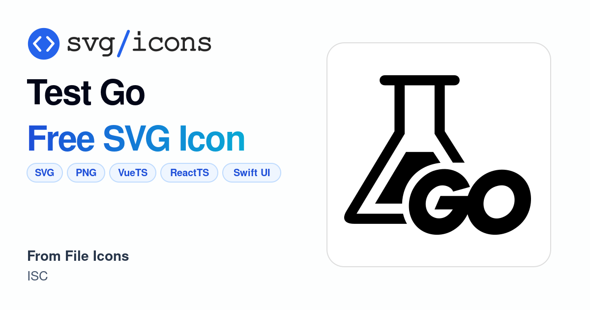 Test-go SVG Icon - Free Test-go PNG & SVG Download