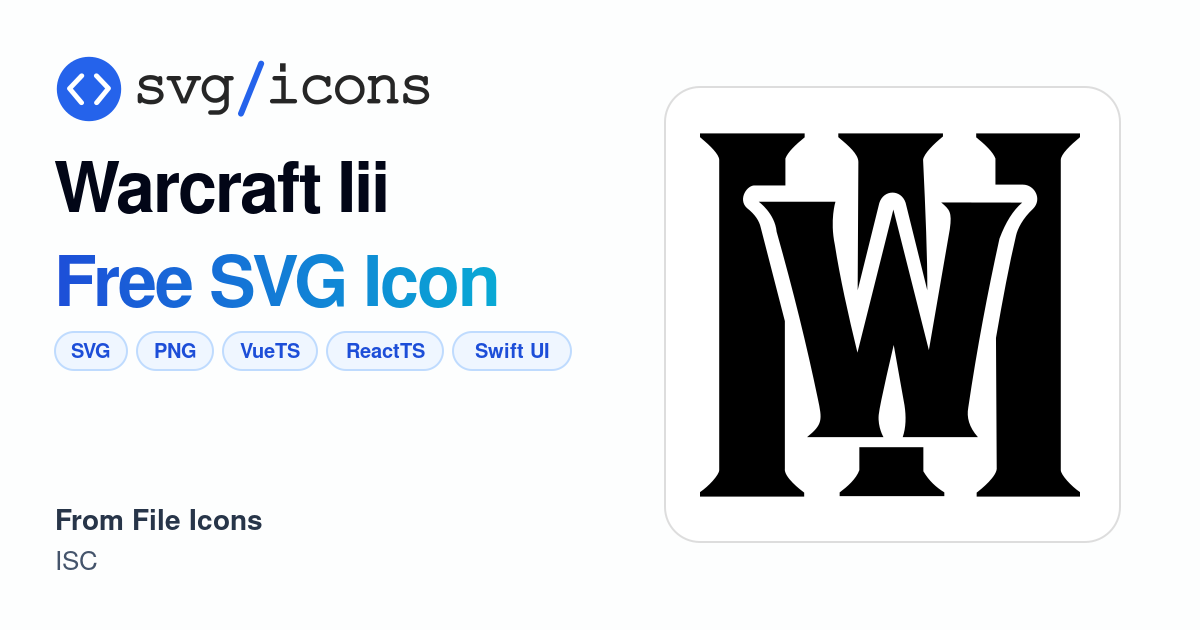 Warcraft-iii SVG Icon - Free Warcraft-iii PNG & SVG Download