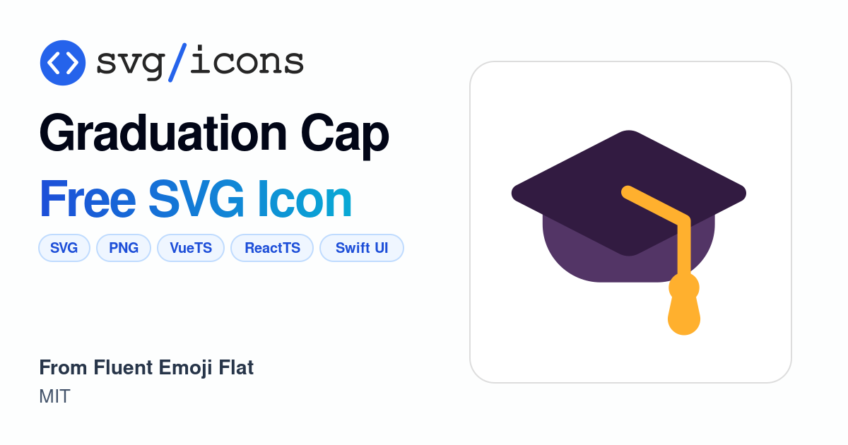Graduation-cap SVG Icon - Free Graduation-cap PNG & SVG Download