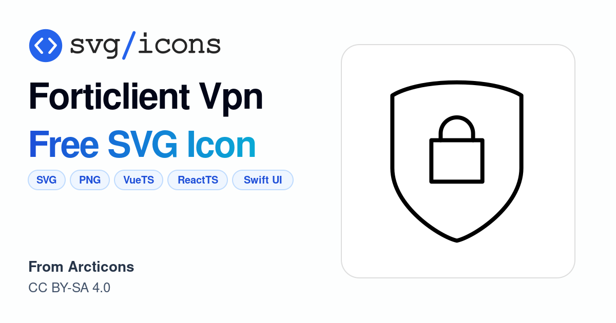 Forticlient-vpn SVG Icon - Free Forticlient-vpn PNG & SVG Download