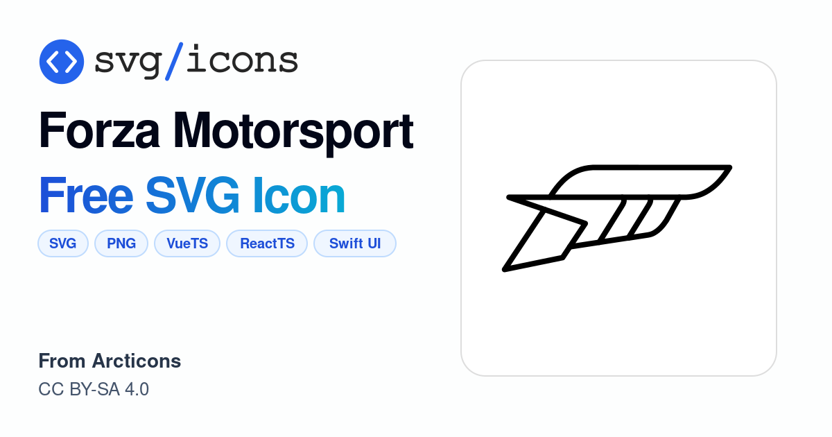 Forza-motorsport SVG Icon - Free Forza-motorsport PNG & SVG Download