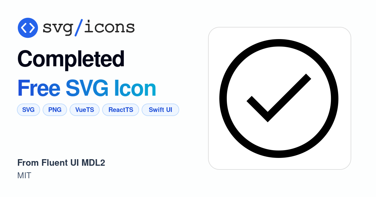 Completed SVG Icon - Free Completed PNG & SVG Download