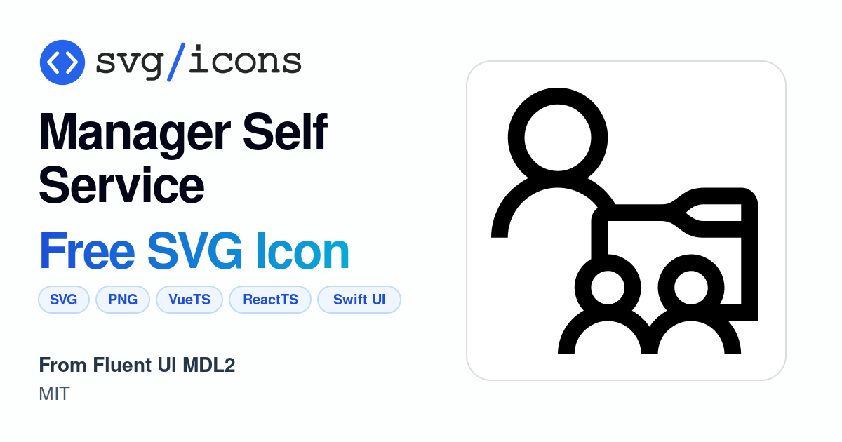Manager-self-service SVG Icon - Free Manager-self-service PNG & SVG ...
