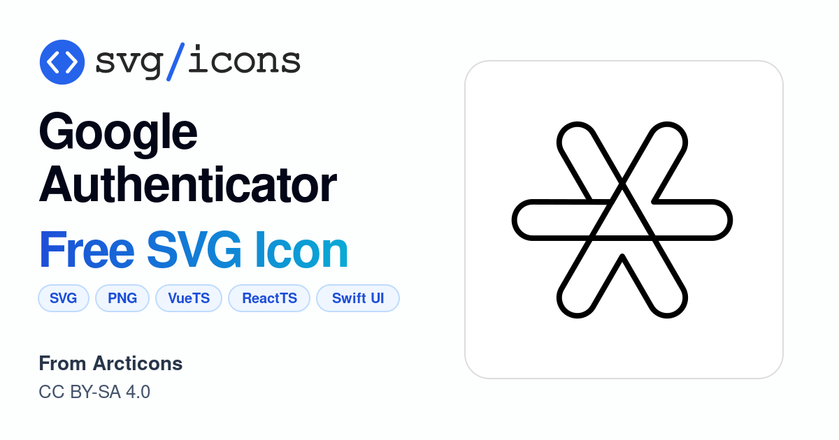 Google-authenticator SVG Icon - Free Google-authenticator PNG & SVG ...