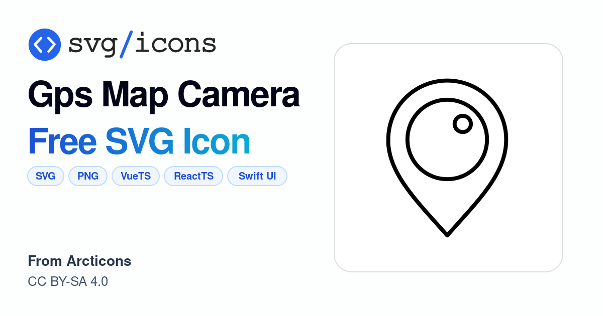 Gps-map-camera SVG Icon - Free Gps-map-camera PNG & SVG Download