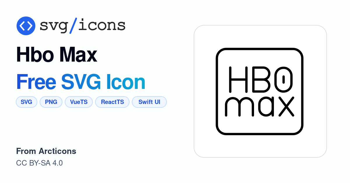 Hbo-max SVG Icon - Free Hbo-max PNG & SVG Download