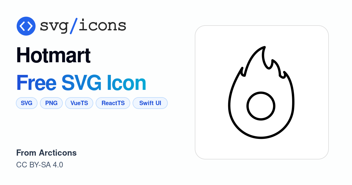 Hotmart SVG Icon - Free Hotmart PNG & SVG Download