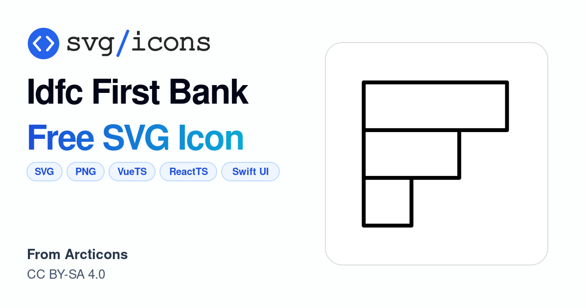 Idfc-first-bank SVG Icon - Free Idfc-first-bank PNG & SVG Download