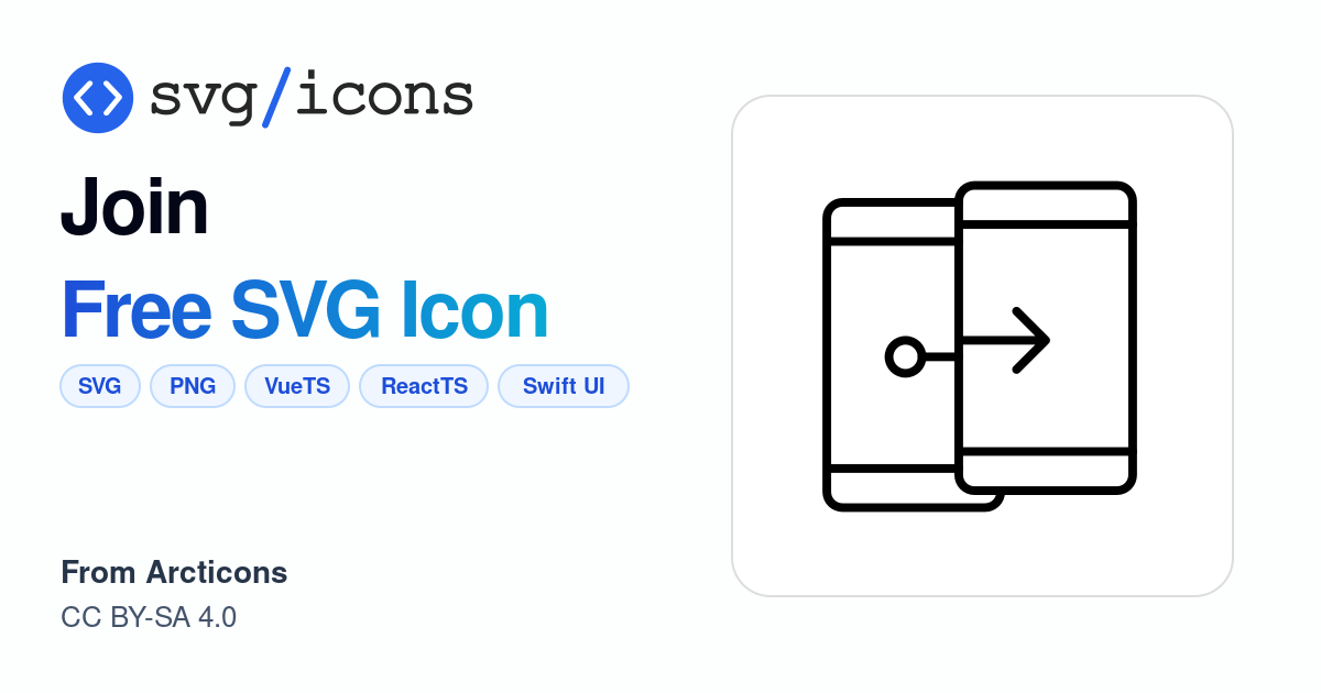Join SVG Icon - Free Join PNG & SVG Download
