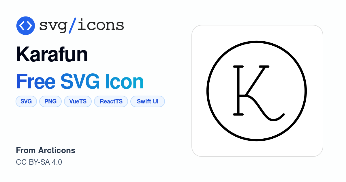 Karafun SVG Icon - Free Karafun PNG & SVG Download