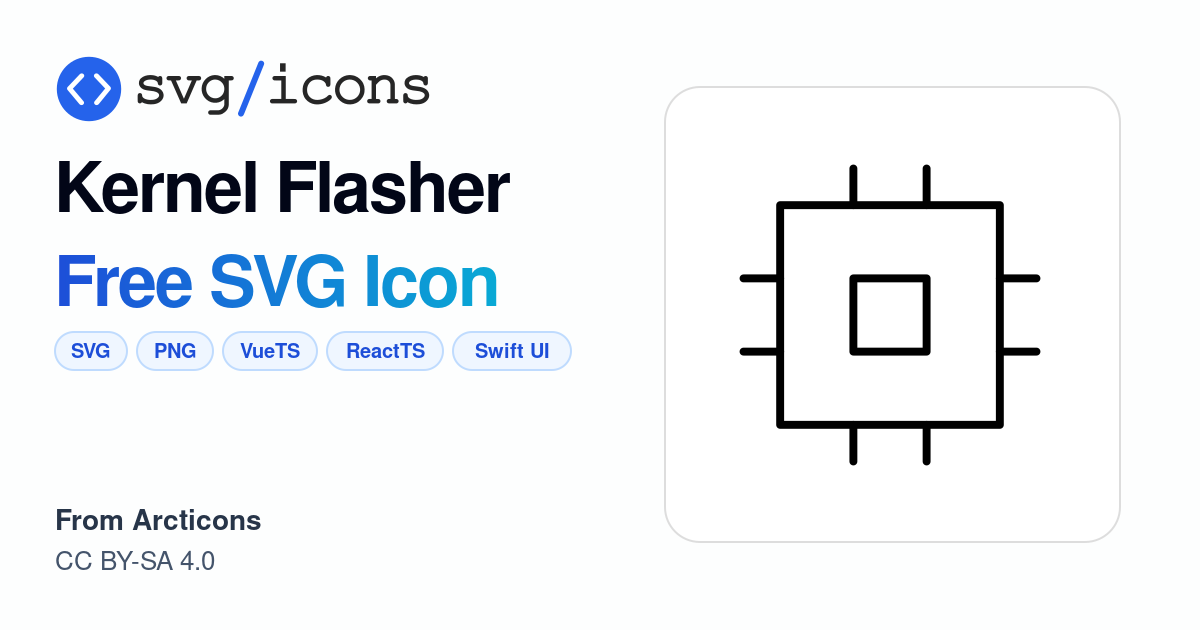 Kernel-flasher SVG Icon - Free Kernel-flasher PNG & SVG Download
