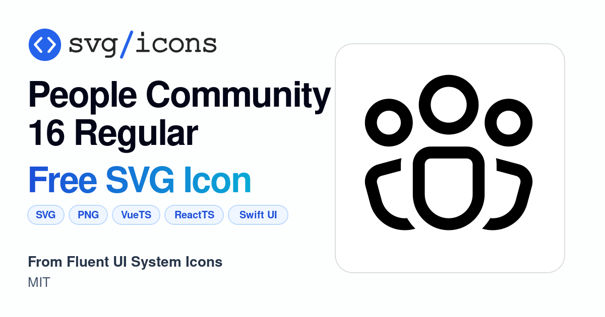 People-community-16-regular SVG Icon - Free People-community-16-regular ...