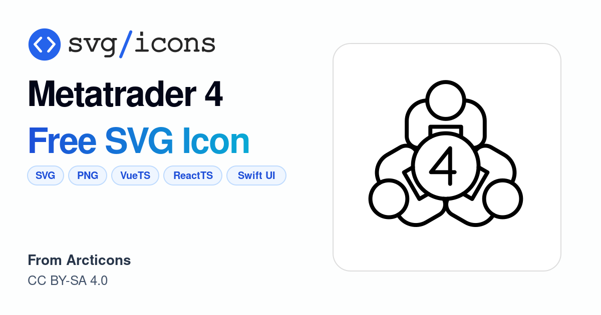 Metatrader-4 SVG Icon - Free Metatrader-4 PNG & SVG Download