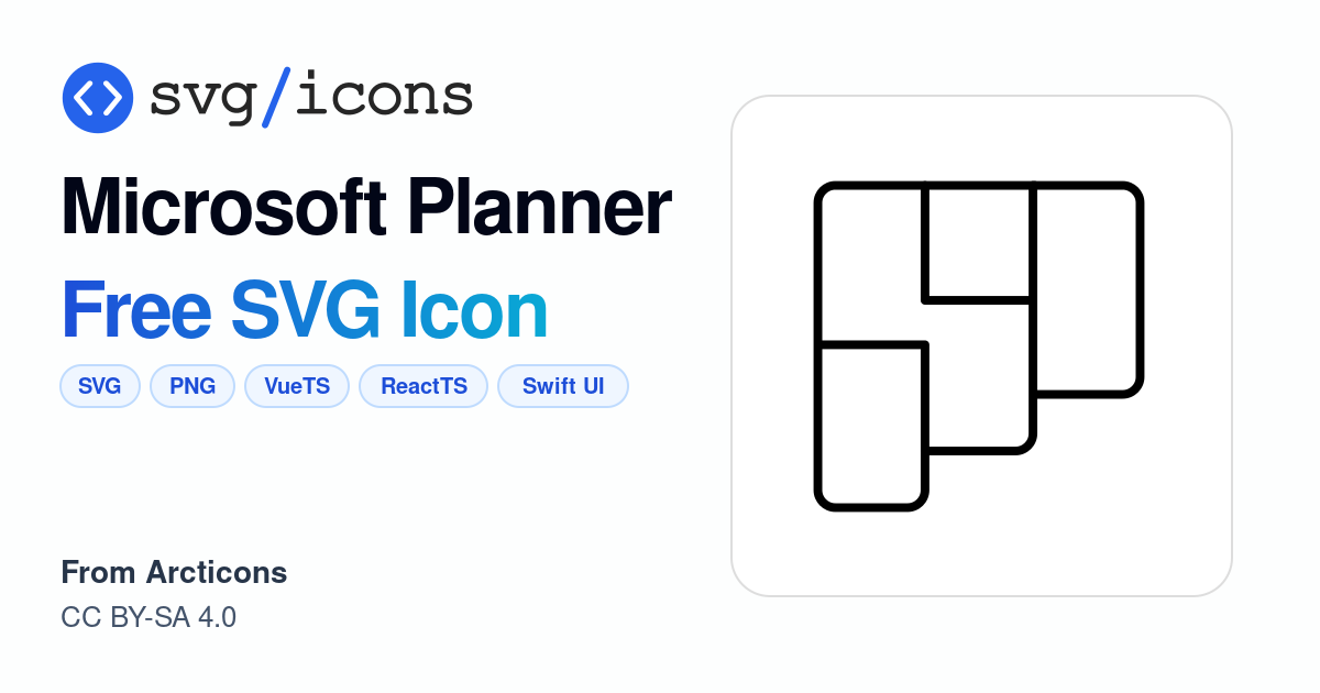 Microsoft-planner SVG Icon - Free Microsoft-planner PNG & SVG Download