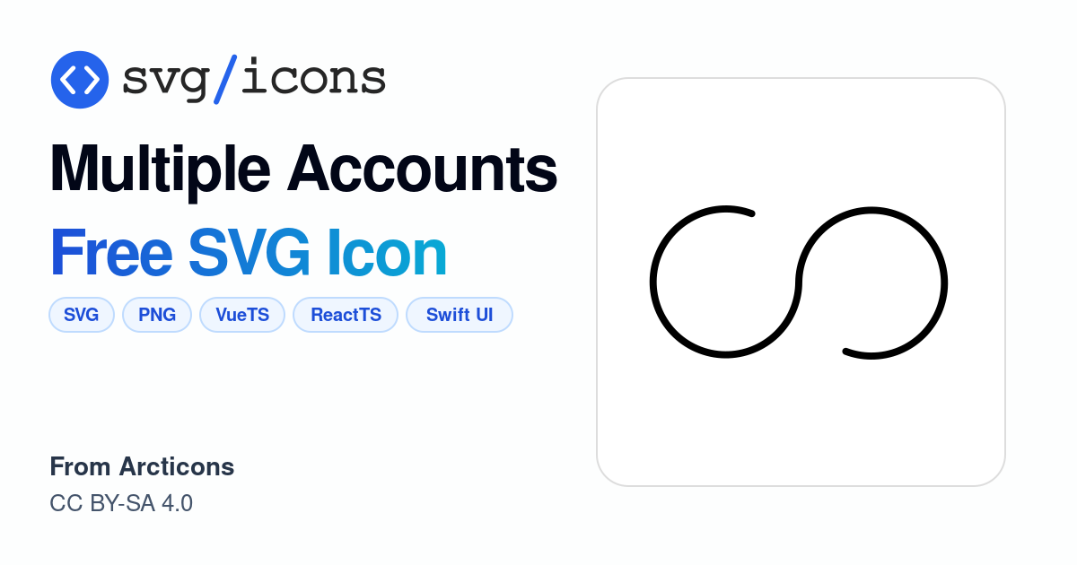 Multiple-accounts SVG Icon - Free Multiple-accounts PNG & SVG Download