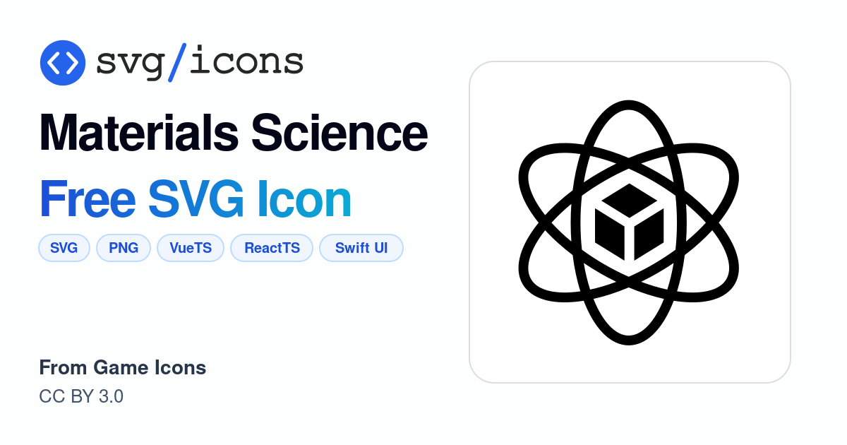 Materials-science SVG Icon - Free Materials-science PNG & SVG Download
