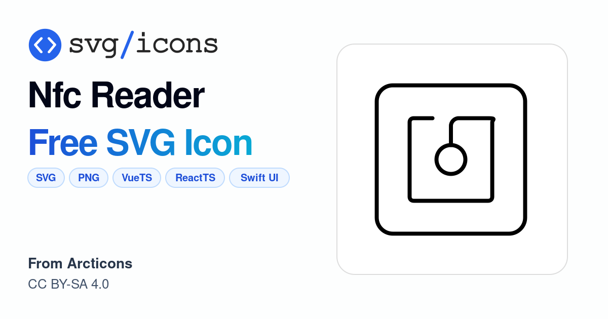 Nfc-reader SVG Icon - Free Nfc-reader PNG & SVG Download