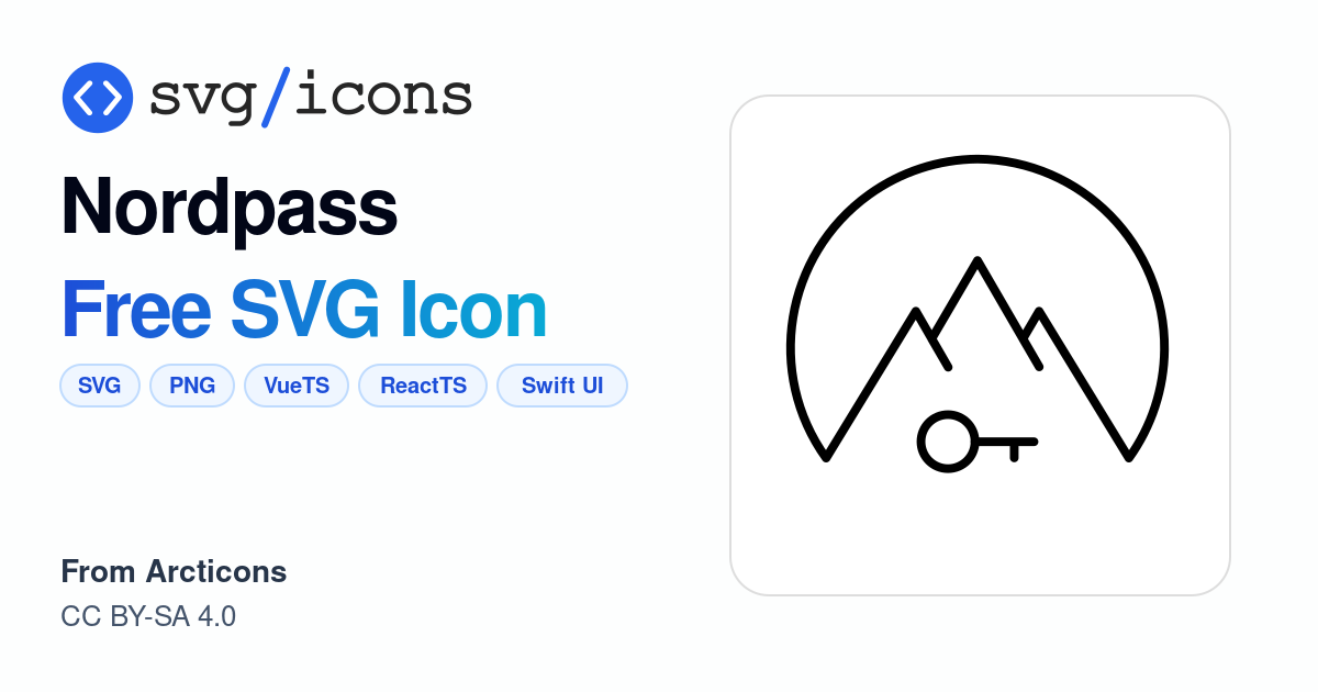 Nordpass SVG Icon - Free Nordpass PNG & SVG Download