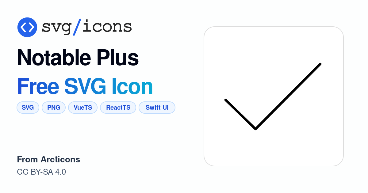 Notable-plus SVG Icon - Free Notable-plus PNG & SVG Download