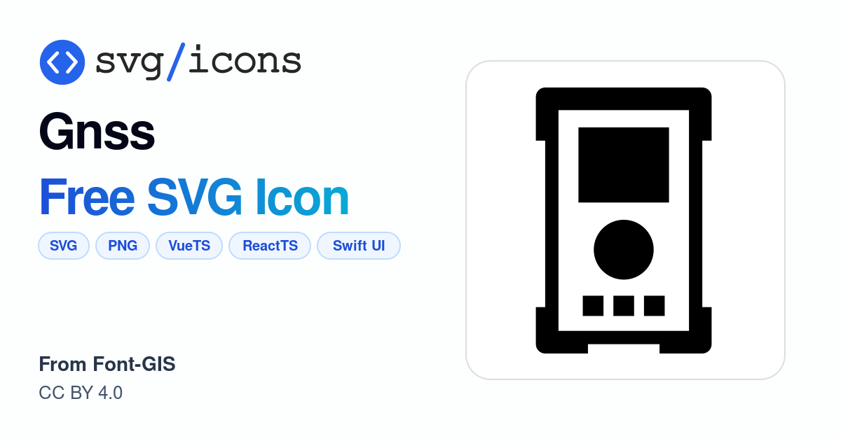 Gnss SVG Icon - Free Gnss PNG & SVG Download