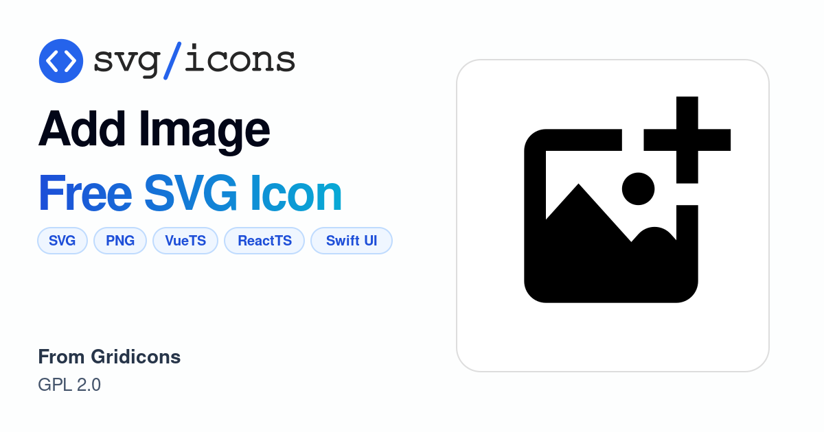 Add-image SVG Icon - Free Add-image PNG & SVG Download
