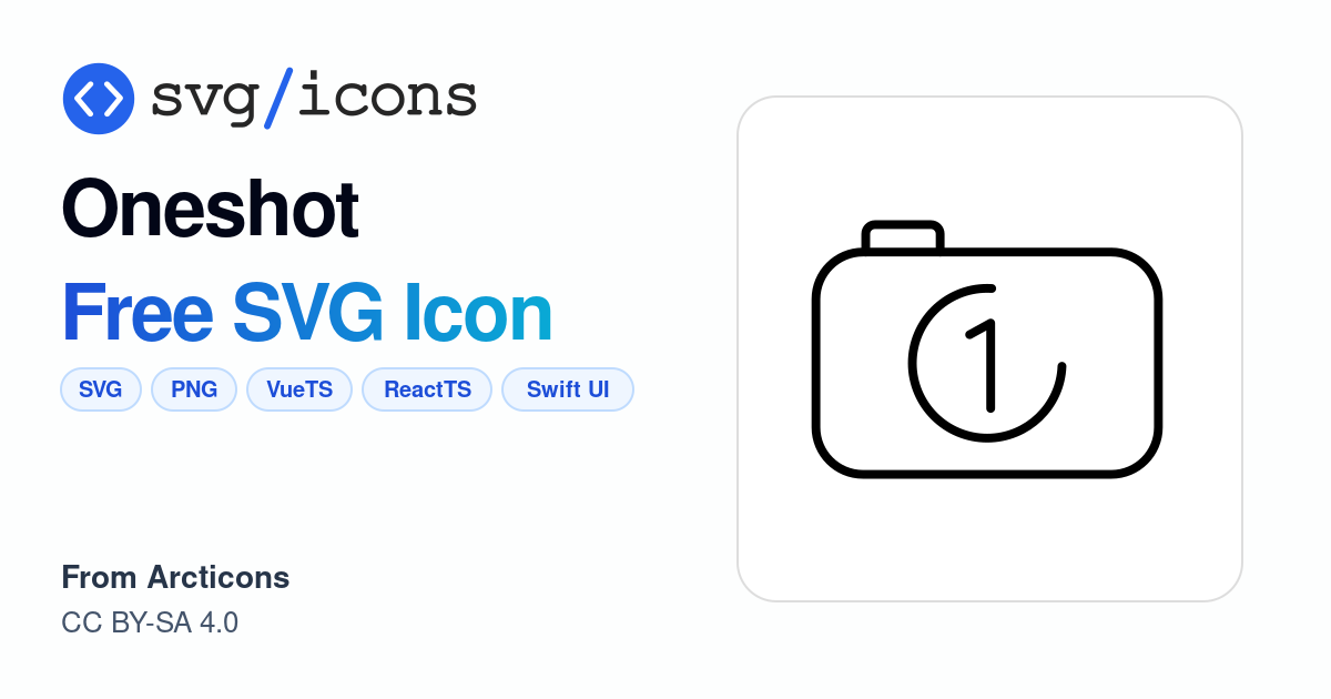 Oneshot SVG Icon - Free Oneshot PNG & SVG Download