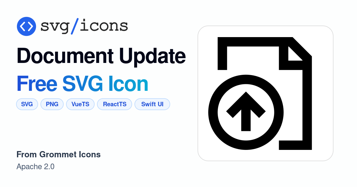 Document-update SVG Icon - Free Document-update PNG & SVG Download