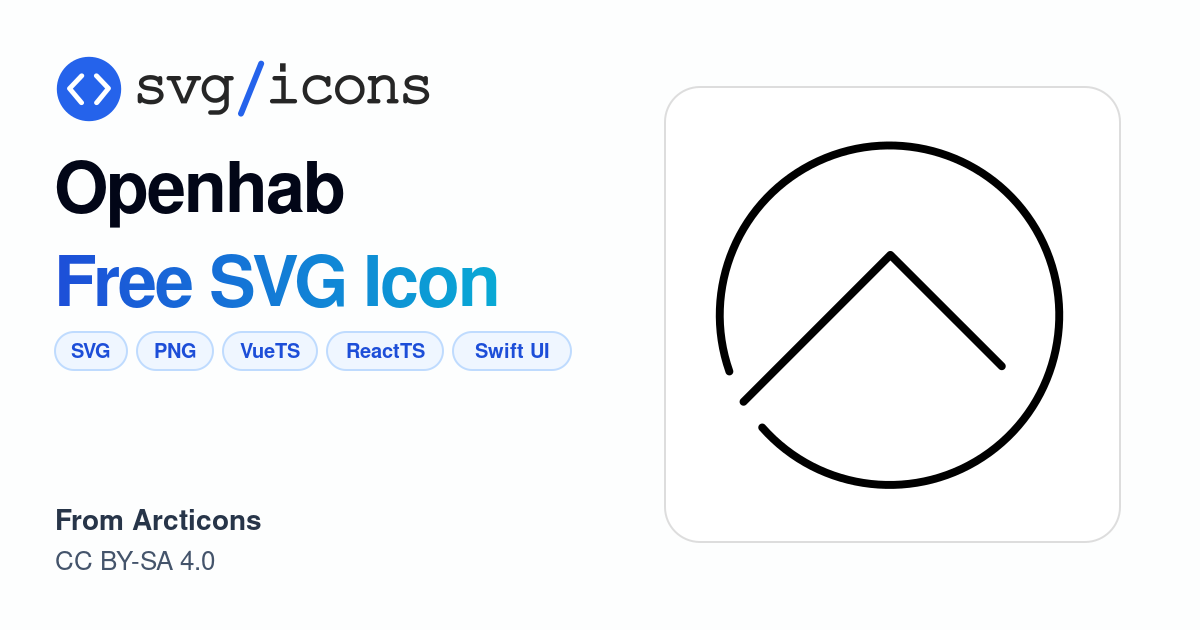 Openhab SVG Icon - Free Openhab PNG & SVG Download