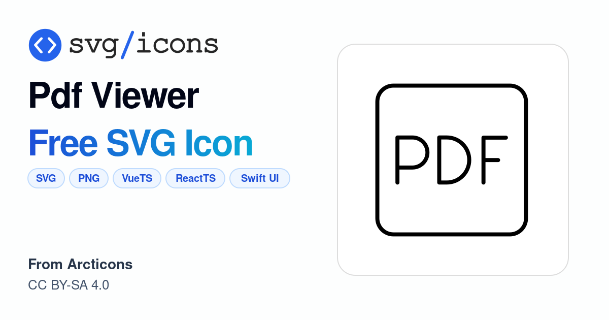 Pdf-viewer SVG Icon - Free Pdf-viewer PNG & SVG Download