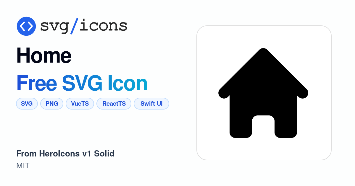 Home SVG Icon - Free Home PNG & SVG Download