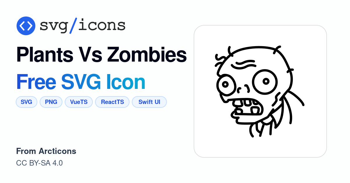 Plants-vs-zombies SVG Icon - Free Plants-vs-zombies PNG & SVG Download